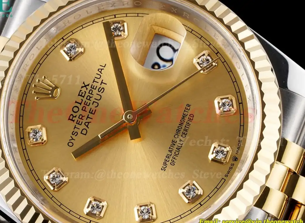 Datejust 126233 36mm Jub SS YG Gold Dia JDF V2 VR3235