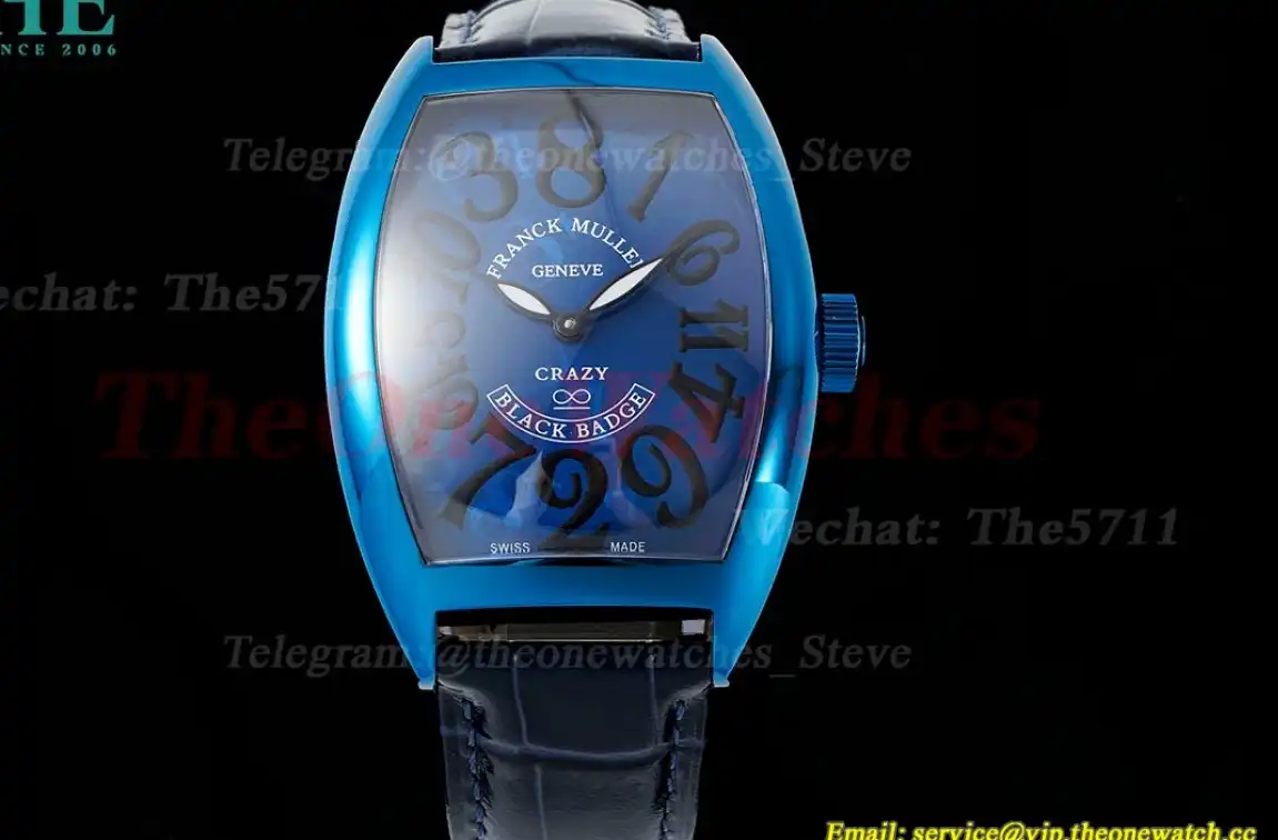 Crazy Hours 40mm Blue PVD LE Blue Dial TWF A23J