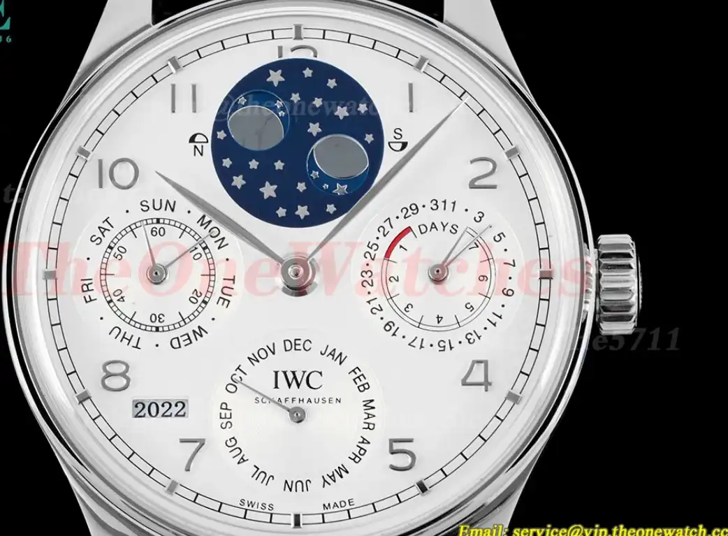 Portugieser Perpetual Calendar 5034 42mm SS LE White Num APSF A52010