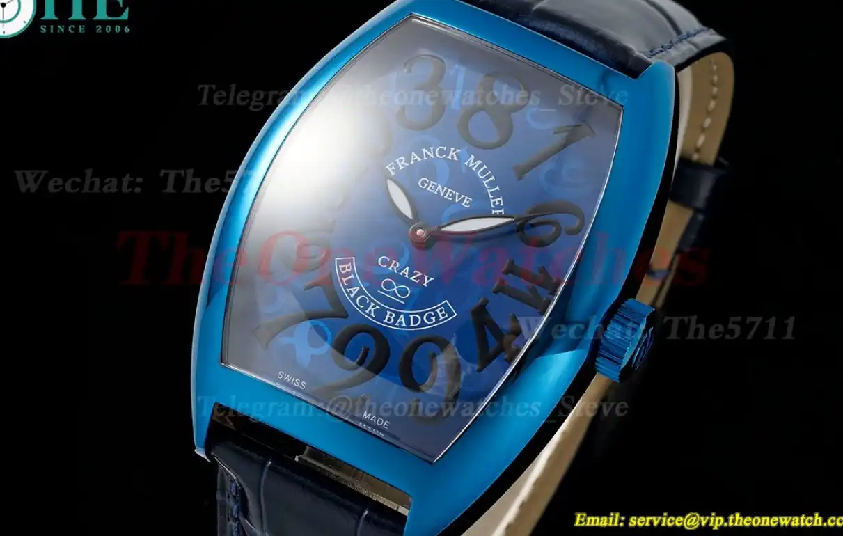 Crazy Hours 40mm Blue PVD LE Blue Dial TWF A23J