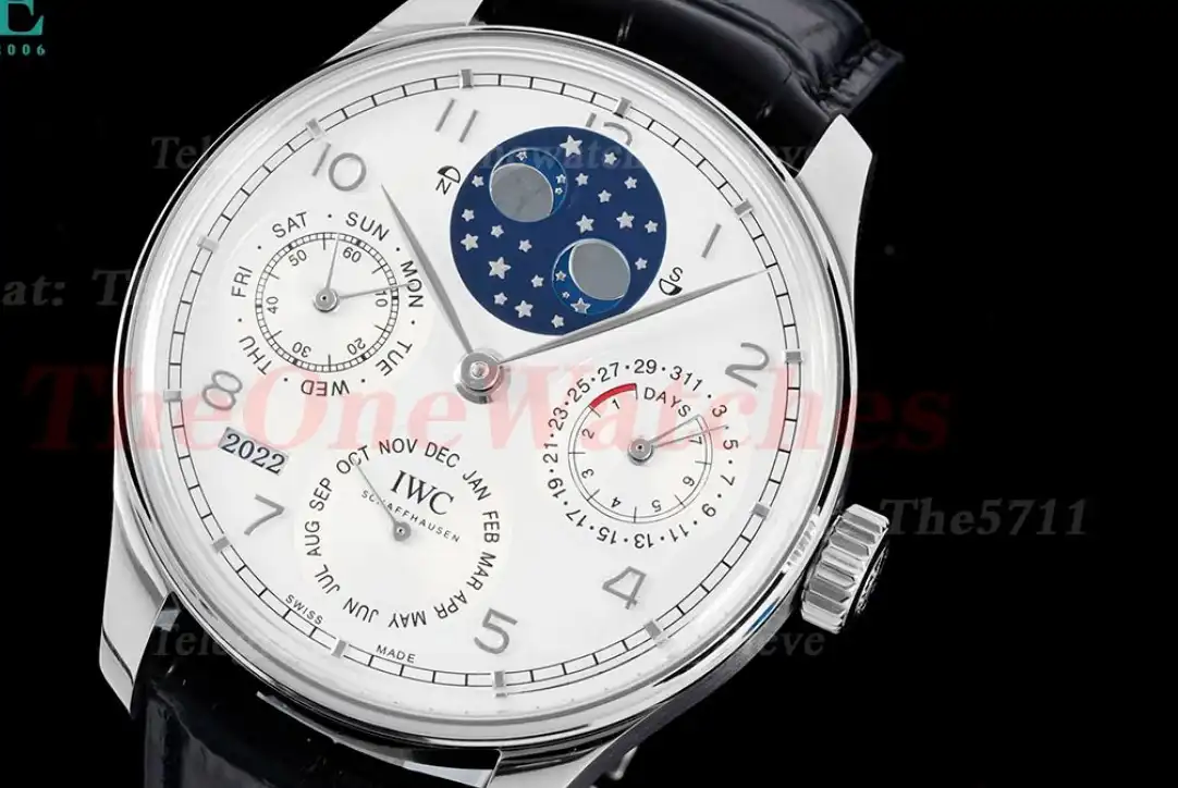 Portugieser Perpetual Calendar 5034 42mm SS LE White Num APSF A52010