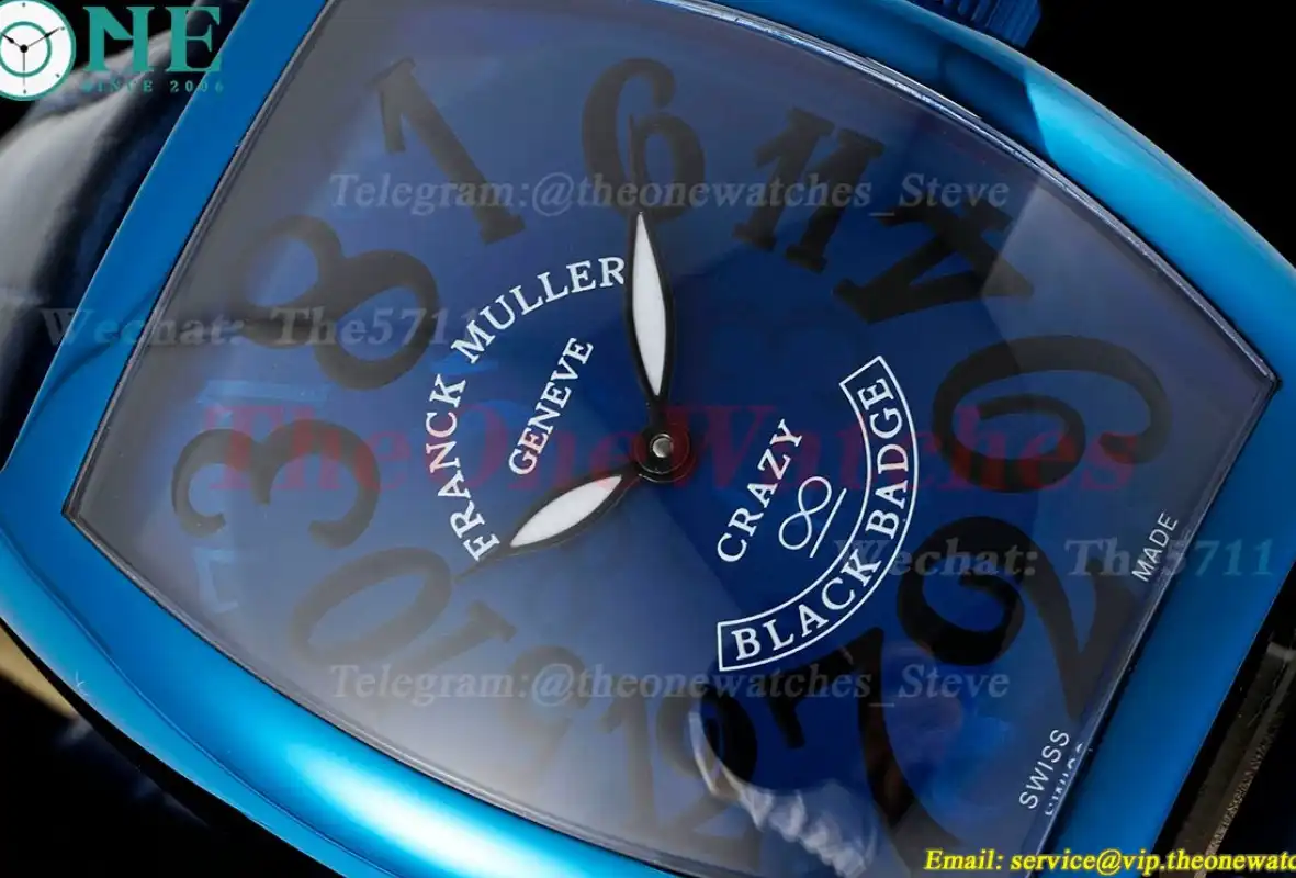 Crazy Hours 40mm Blue PVD LE Blue Dial TWF A23J