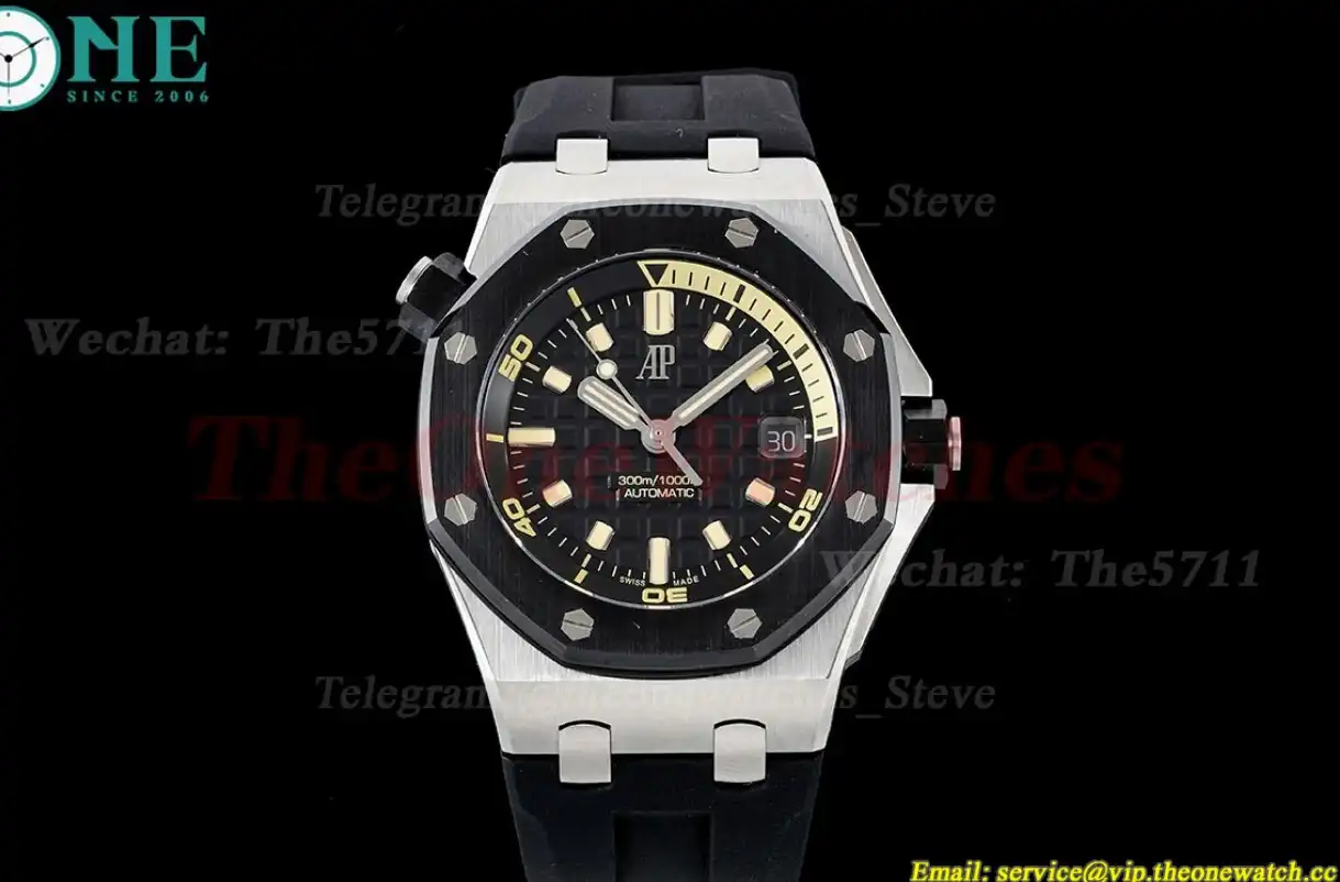 Royal Oak Offshore Diver 15720 42mm SS RU Black Stk ZF A4308