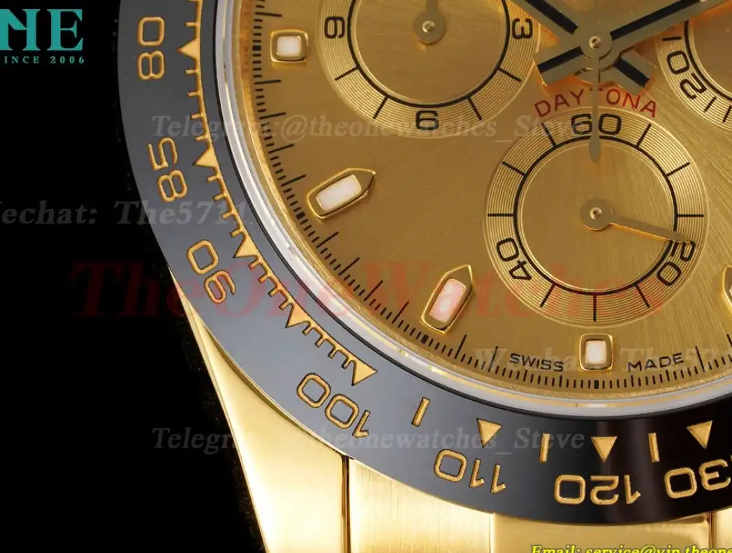 Daytona 116518 YG RU Gold Dial 316L WF A7750