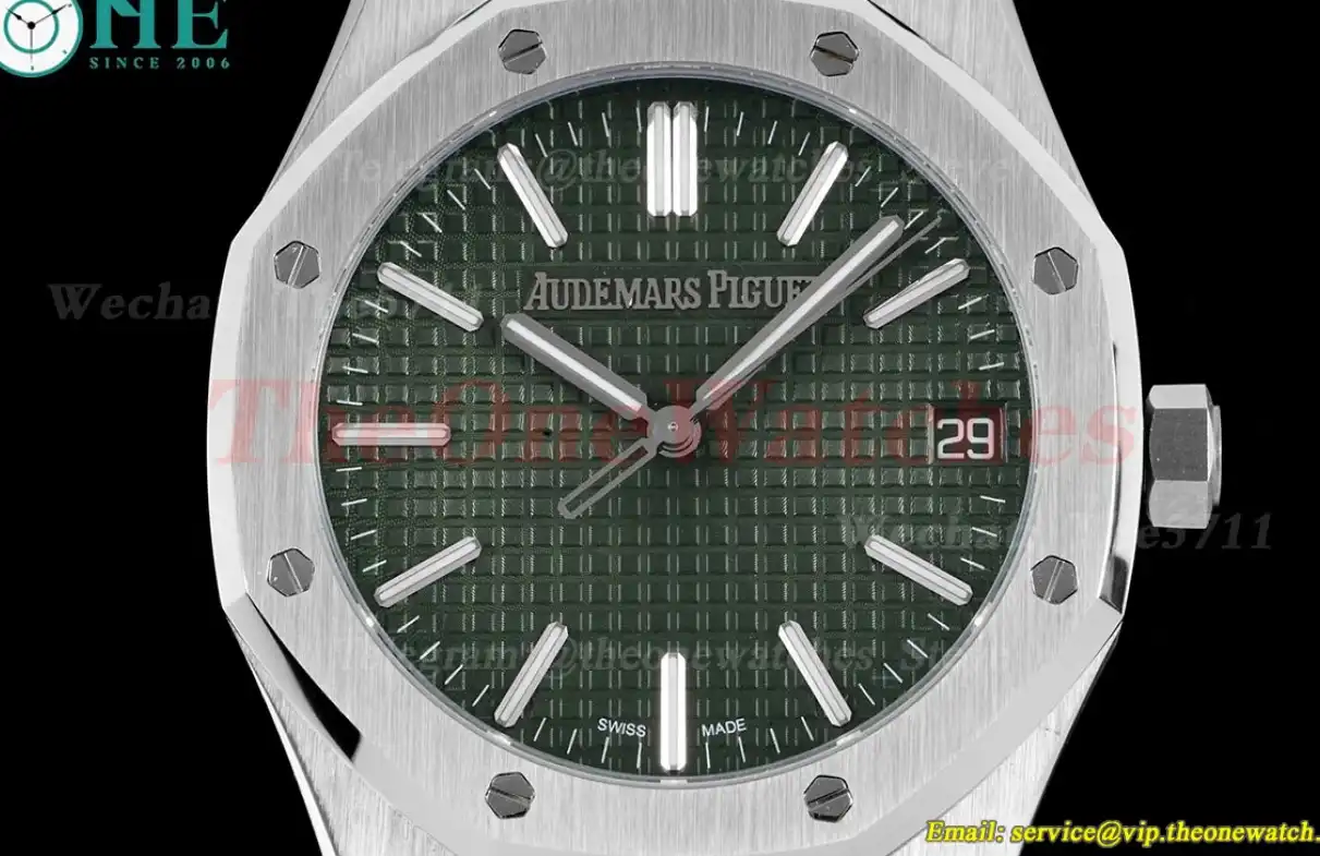 Royal Oak 50th Anniverary 41mm 15510 SS SS Green ORF SA4302 Super Clone