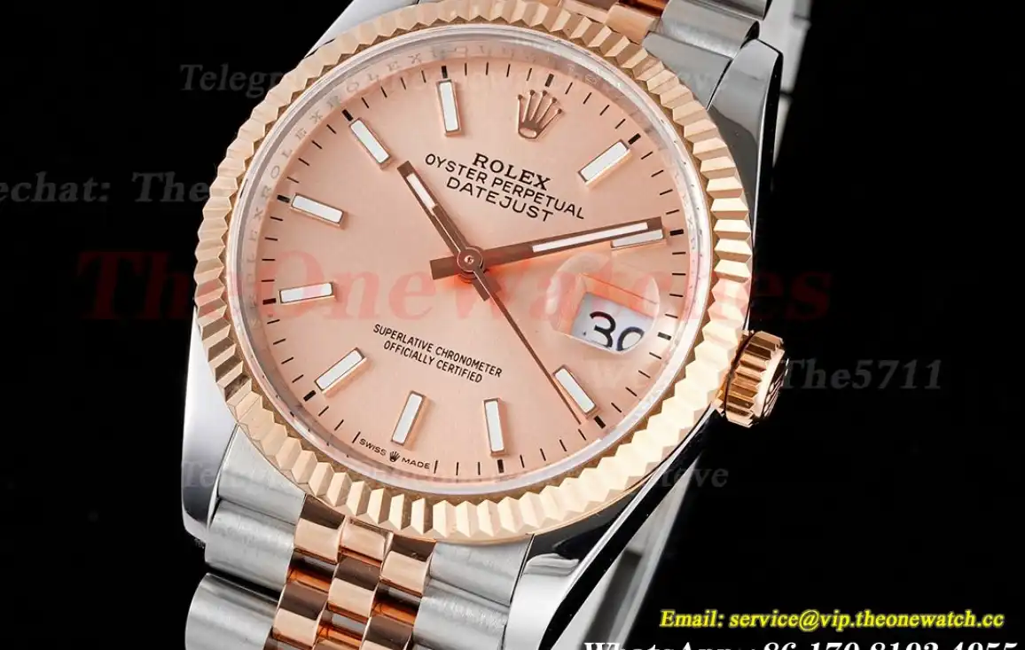 Datejust 126231 36mm Jub SS RG Gold Stk JDF V2 VR3235