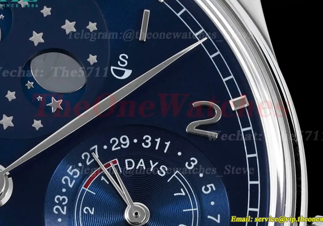 Portugieser Perpetual Calendar 5034 42mm SS LE Blue Num APSF A52010