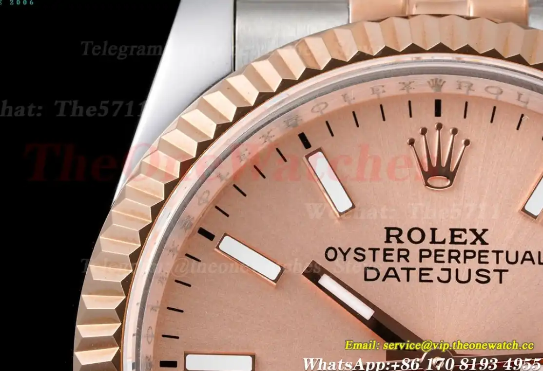 Datejust 126231 36mm Jub SS RG Gold Stk JDF V2 VR3235