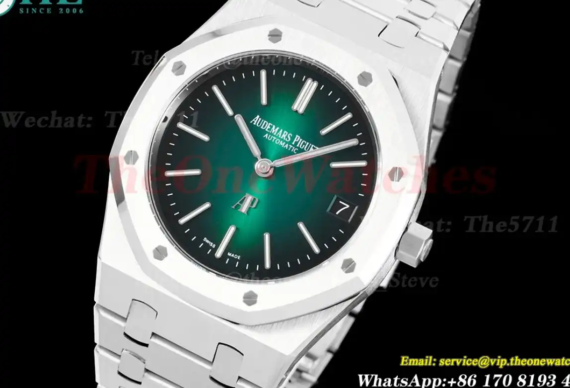 Royal Oak 39mm 16202 SS SS Green Dial ZF A7121