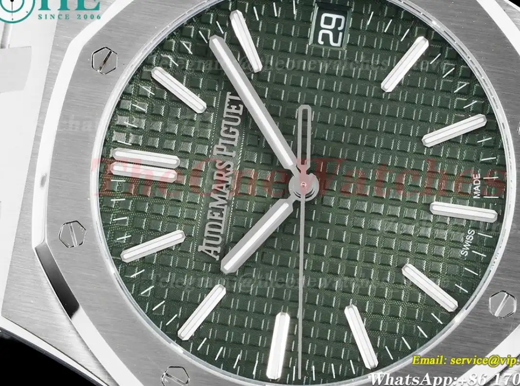 Royal Oak 50th Anniverary 41mm 15510 SS SS Green ORF SA4302 Super Clone