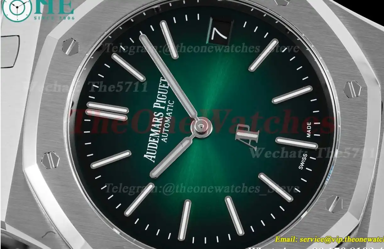 Royal Oak 39mm 16202 SS SS Green Dial ZF A7121