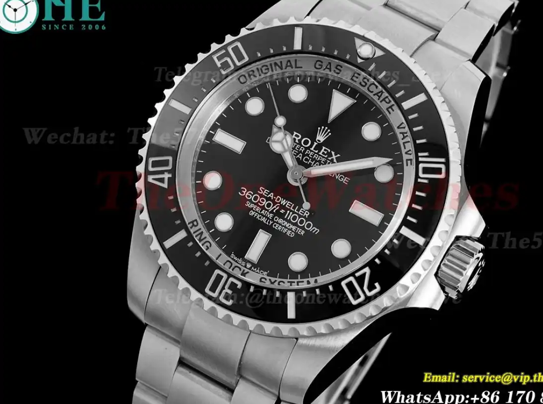 DeepSea dweller 126067 44mm SS SS Black Dial APF VR3235