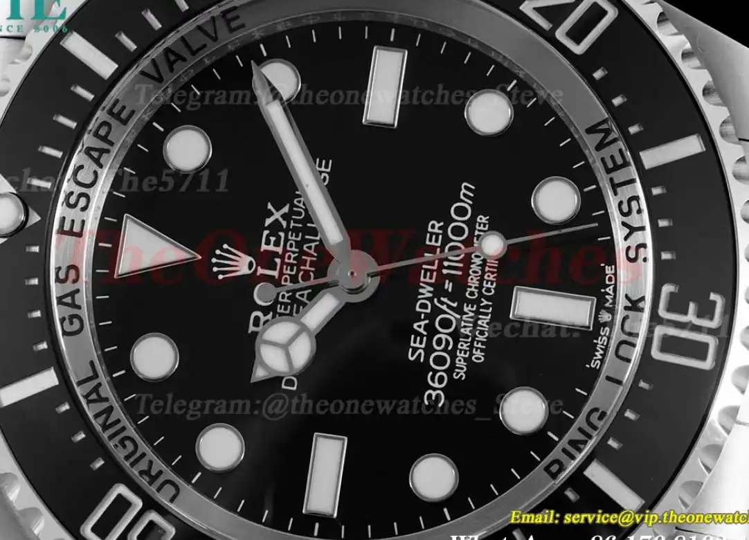 DeepSea dweller 126067 44mm SS SS Black Dial APF VR3235