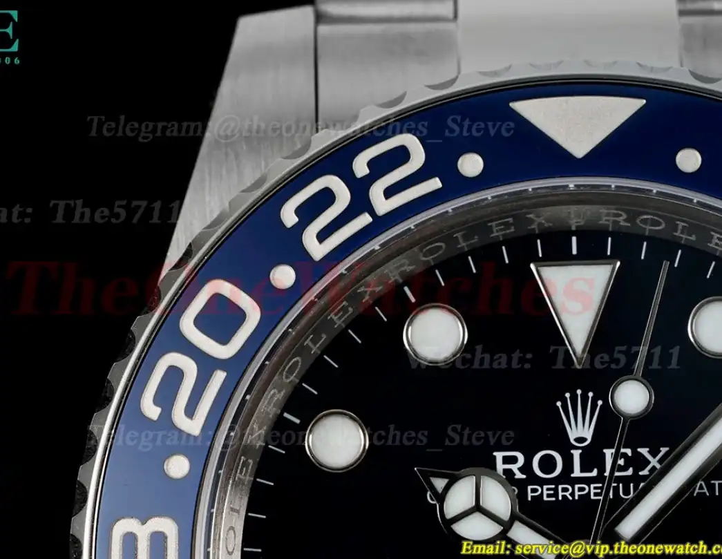 GMT Master II 126710 Pepsi 40mm Black SS SS Blue Red C+S VR3285