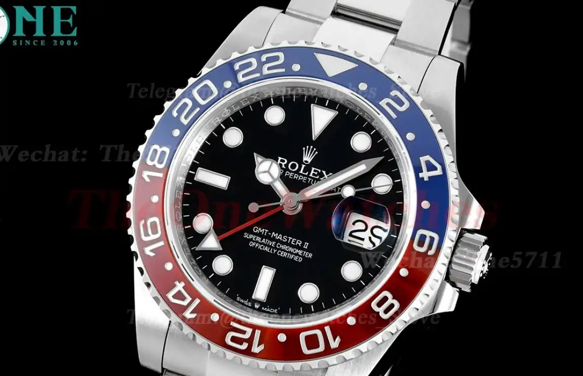 GMT Master II 126710 Pepsi Oys 40mm Red Blue King VR3285