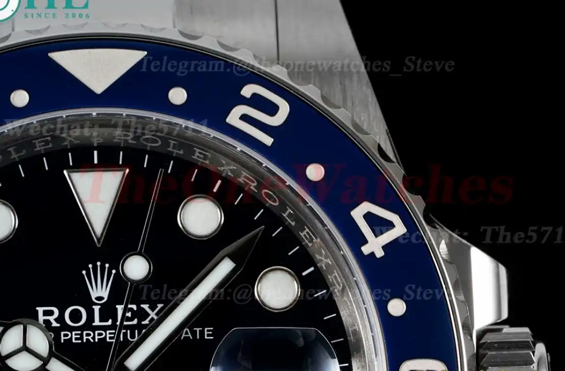 GMT Master II 126710 Pepsi 40mm Black SS SS Blue Red C+S VR3285