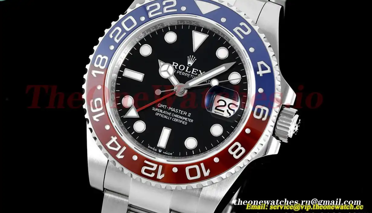 Rolex - GMT Master II 126710BLRO Oys 904L SS SS Black Dial King VR3186 CHS