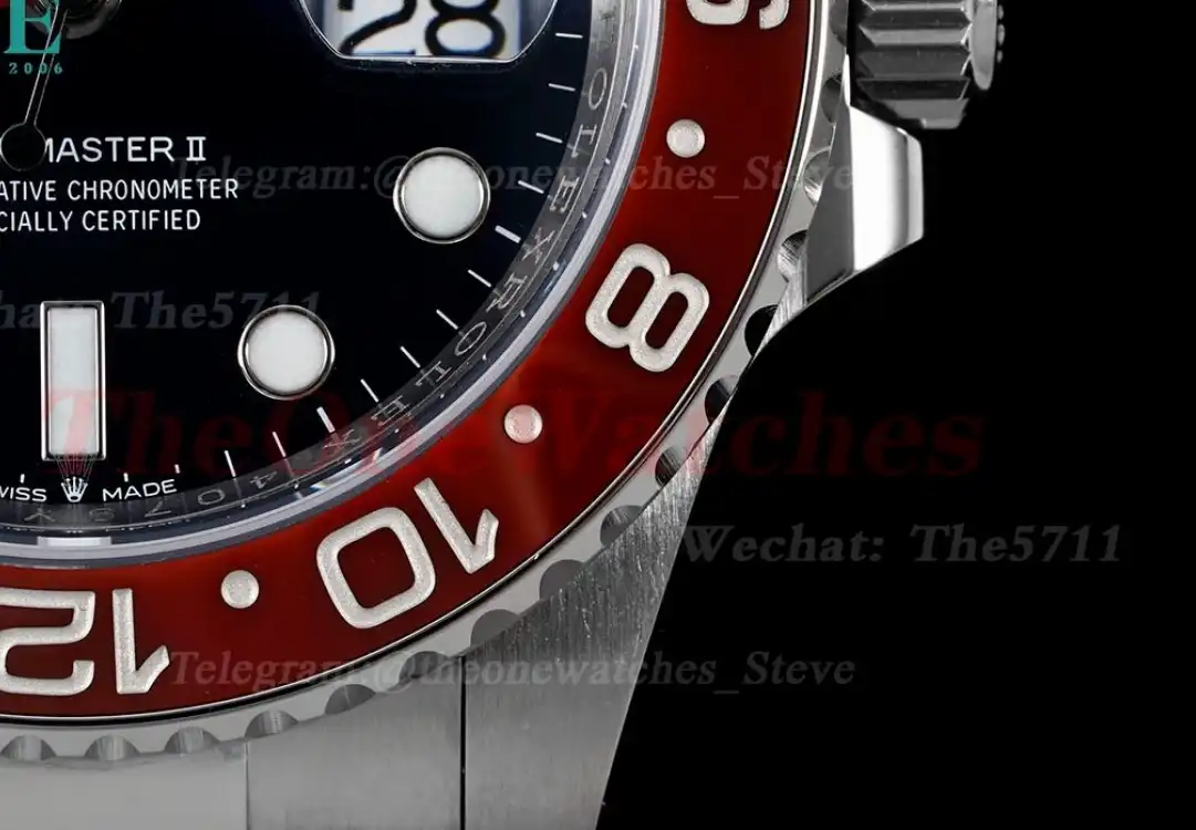 GMT Master II 126710 Pepsi 40mm Black SS SS Blue Red C+S VR3285