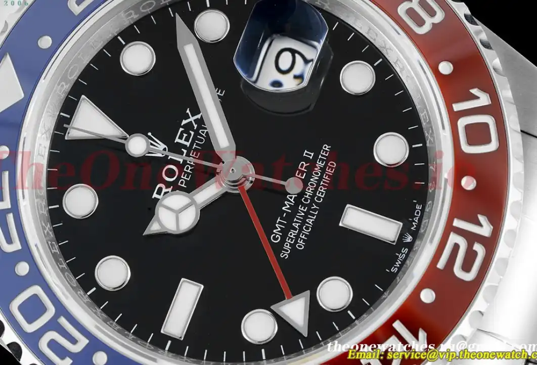 Rolex - GMT Master II 126710BLRO Oys 904L SS SS Black Dial King VR3186 CHS