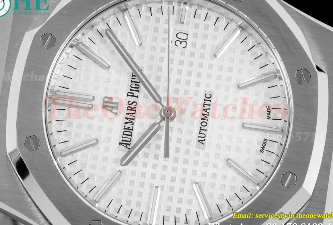 Royal Oak 15400 SS SS White ORF SA3120 Super Clone