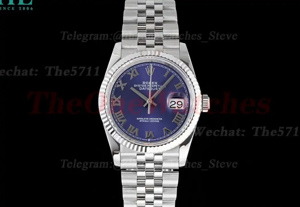 Datejust 126234 36mm Jub SS SS Blue Rmn JDF V2 VR3235