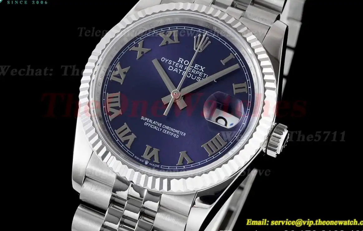 Datejust 126234 36mm Jub SS SS Blue Rmn JDF V2 VR3235