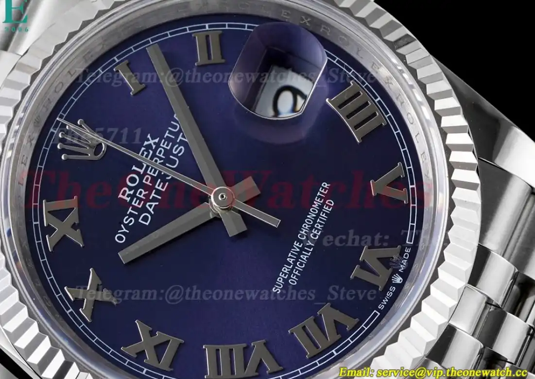 Datejust 126234 36mm Jub SS SS Blue Rmn JDF V2 VR3235