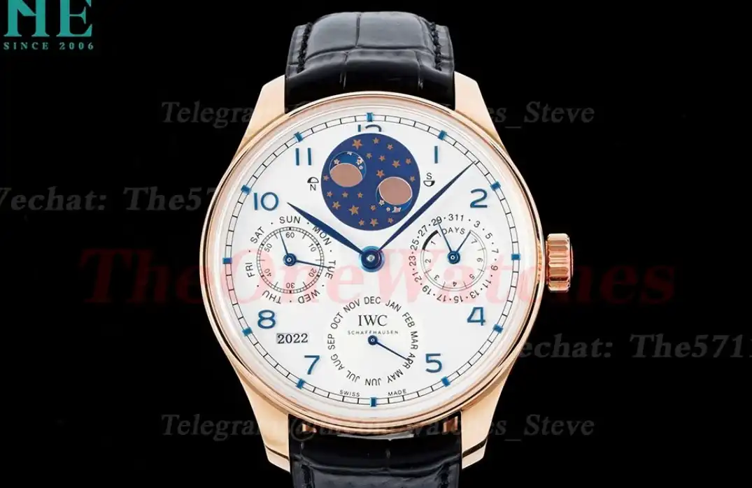 Portugieser Perpetual Calendar 5034 42mm RG LE White Num APSF A52010