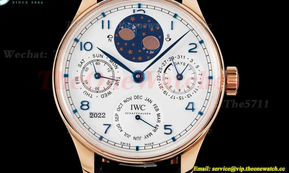 Portugieser Perpetual Calendar 5034 42mm RG LE White Num APSF A52010