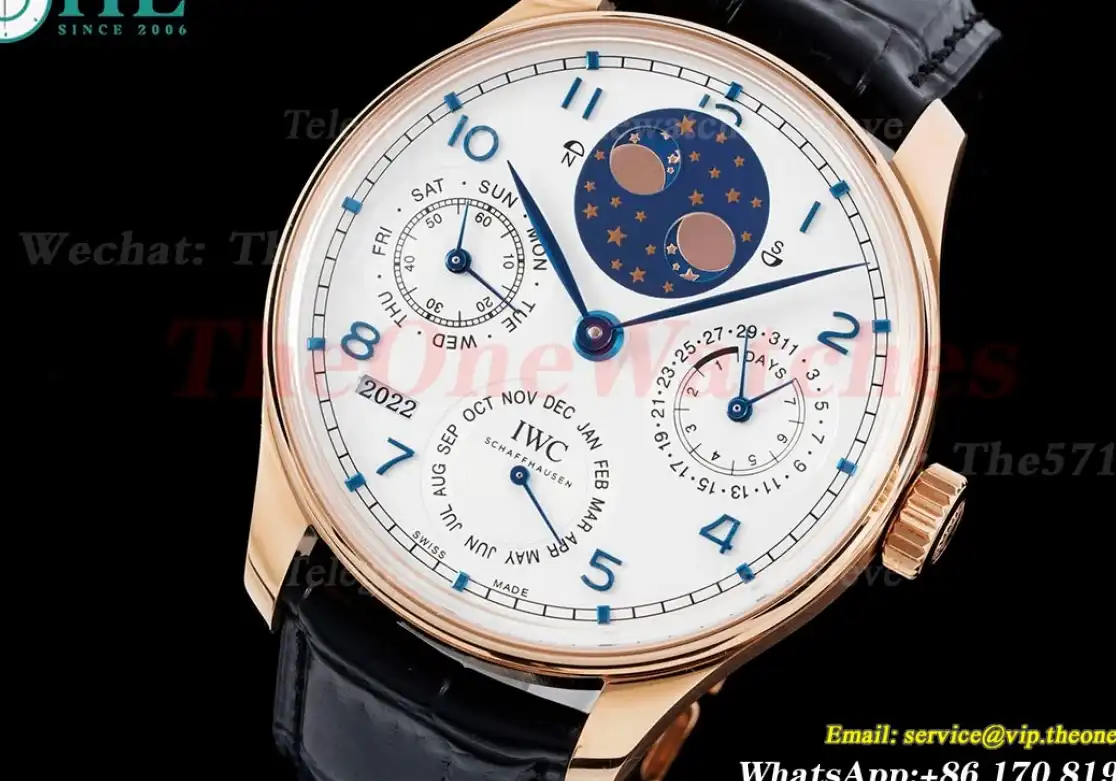 Portugieser Perpetual Calendar 5034 42mm RG LE White Num APSF A52010