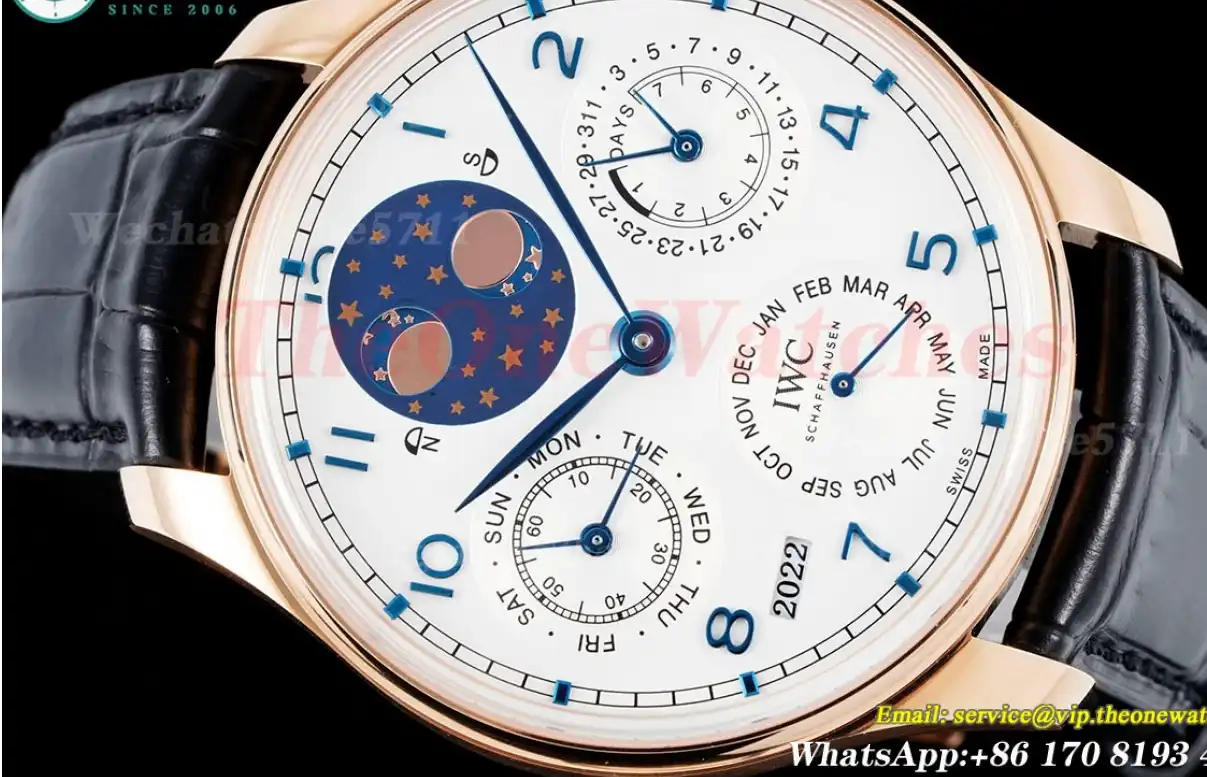 Portugieser Perpetual Calendar 5034 42mm RG LE White Num APSF A52010