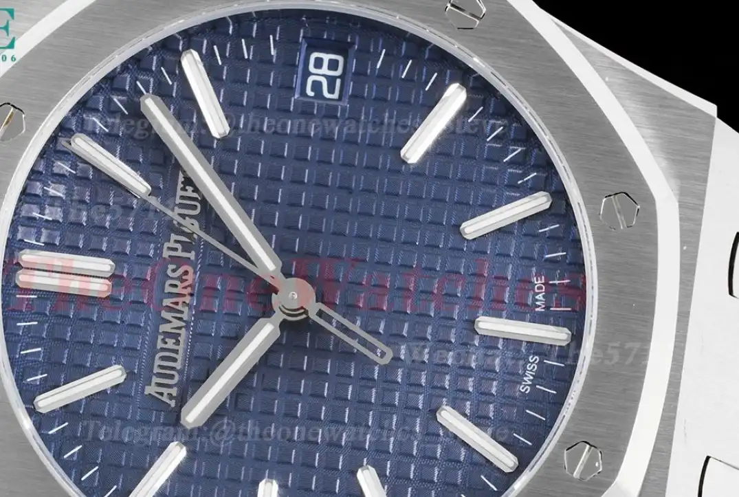 Royal Oak 50th Anniverary 41mm 15510 SS SS Blue ORF SA4302 Super Clone