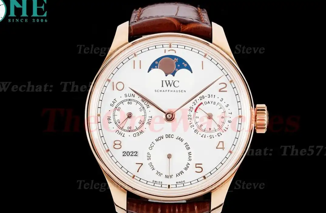 Portugieser Perpetual Calendar 5033 42mm RG LE White Dial APSF A52010