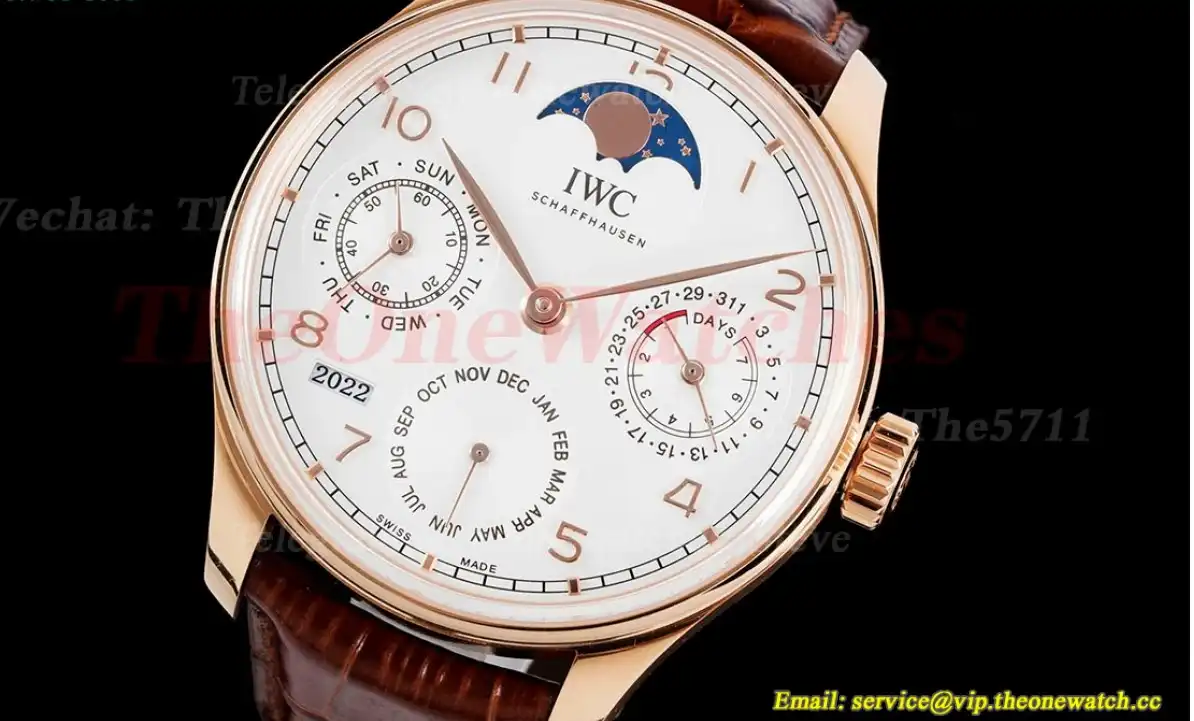 Portugieser Perpetual Calendar 5033 42mm RG LE White Dial APSF A52010