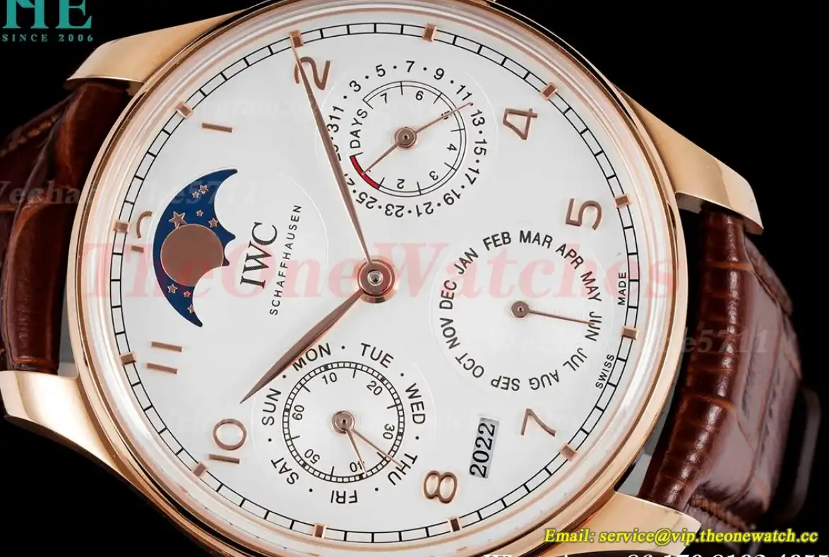 Portugieser Perpetual Calendar 5033 42mm RG LE White Dial APSF A52010