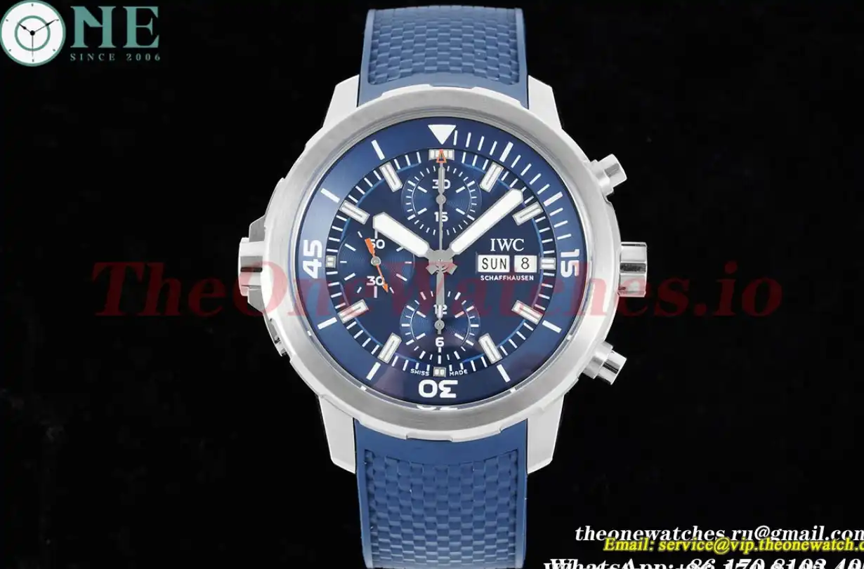 IWC - Aquatimer Chrono 44mm blue Stk SS RU V6SF A7750