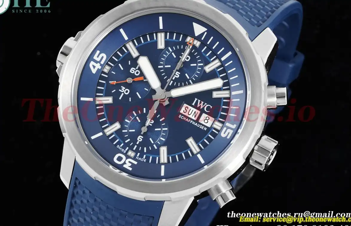 IWC - Aquatimer Chrono 44mm blue Stk SS RU V6SF A7750