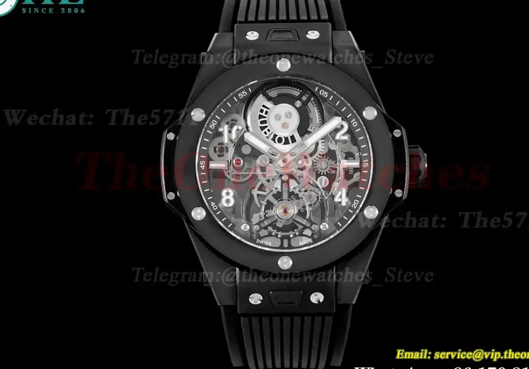 Big Bang Unico Tourbillon 45mm Black Ceramic RU HBF HW6035