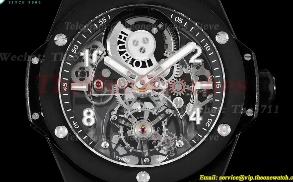 Big Bang Unico Tourbillon 45mm Black Ceramic RU HBF HW6035