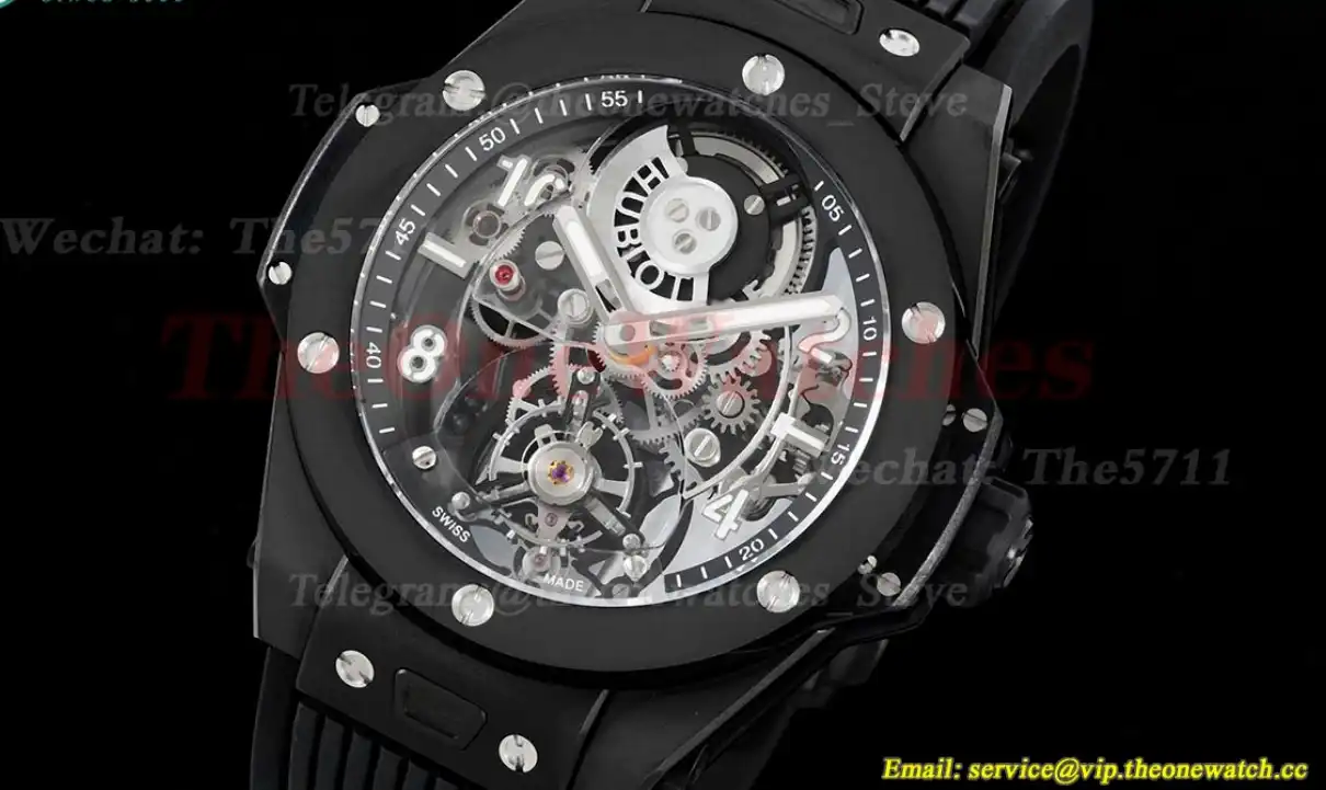 Big Bang Unico Tourbillon 45mm Black Ceramic RU HBF HW6035