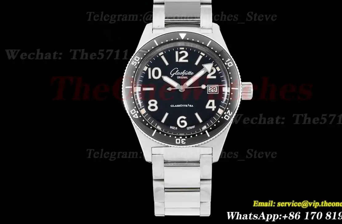 Spezialist Diver 39.5mm SS SS Black Num RXWF SW200