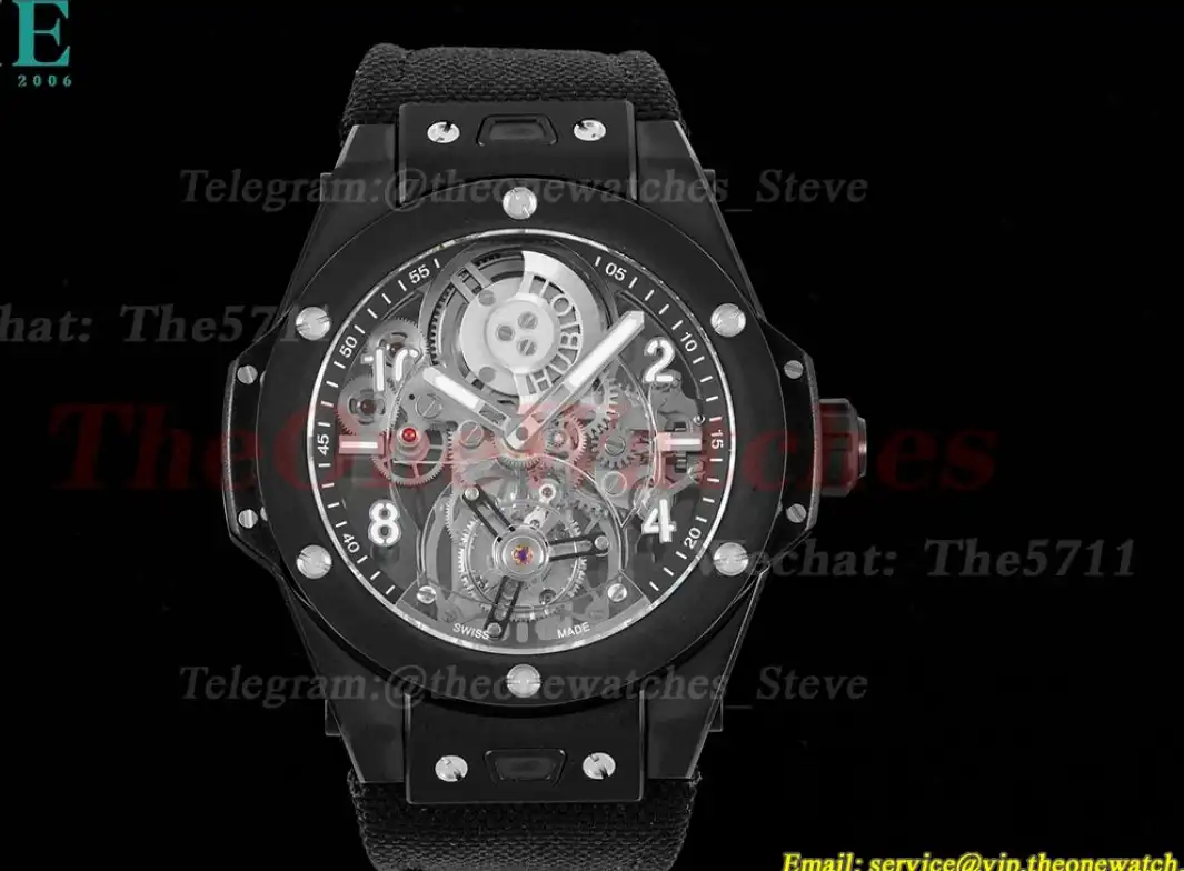 Big Bang Unico Tourbillon 45mm Black Ceramic NY HBF HW6035