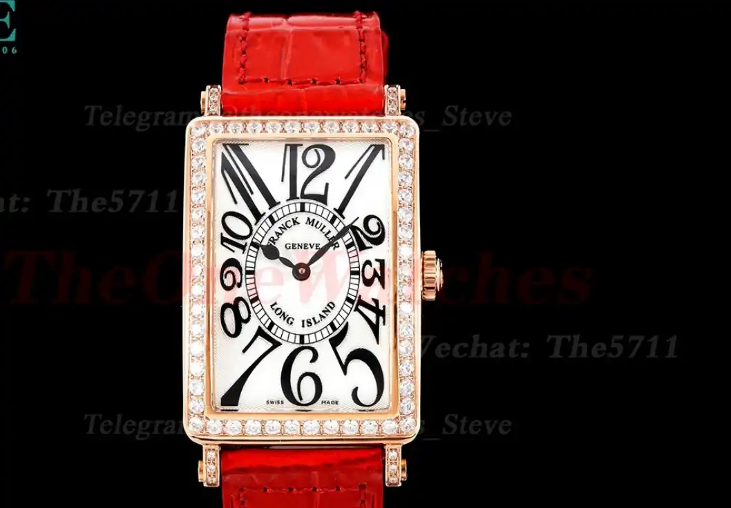 Long Island Ladies Diamond Bezel RG LE White Dial APSF Quartz