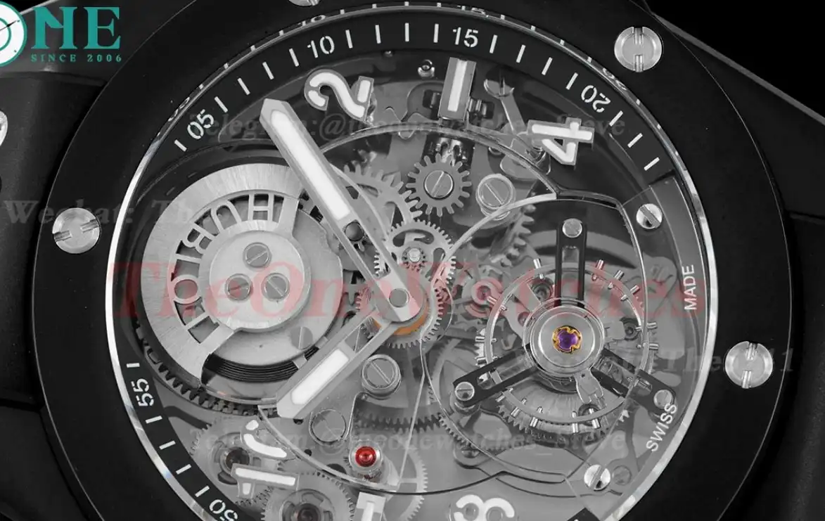 Big Bang Unico Tourbillon 45mm Black Ceramic NY HBF HW6035