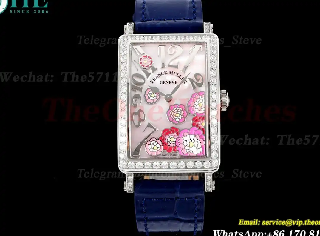 Long Island Ladies Diamond Bezel SS LE MOP Dial APSF Quartz