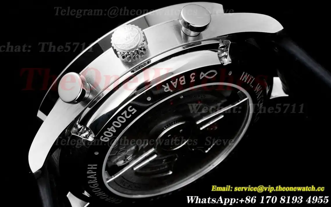 Portuguese Chrono 41mm Red Dial On Black Strap SS LE V6SF A69355