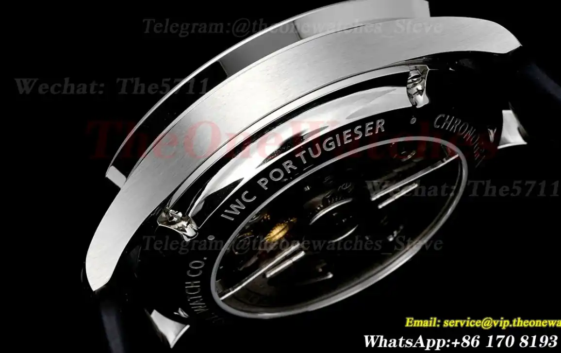 Portuguese Chrono 41mm White Dial On Black Strap SS LE V6SF A69355