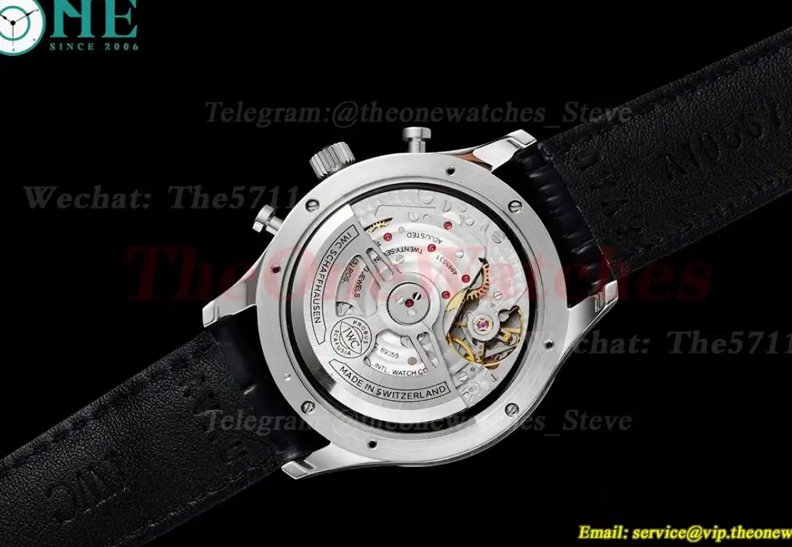 Portuguese Chrono 41mm White Dial On Black Strap SS LE V6SF A69355