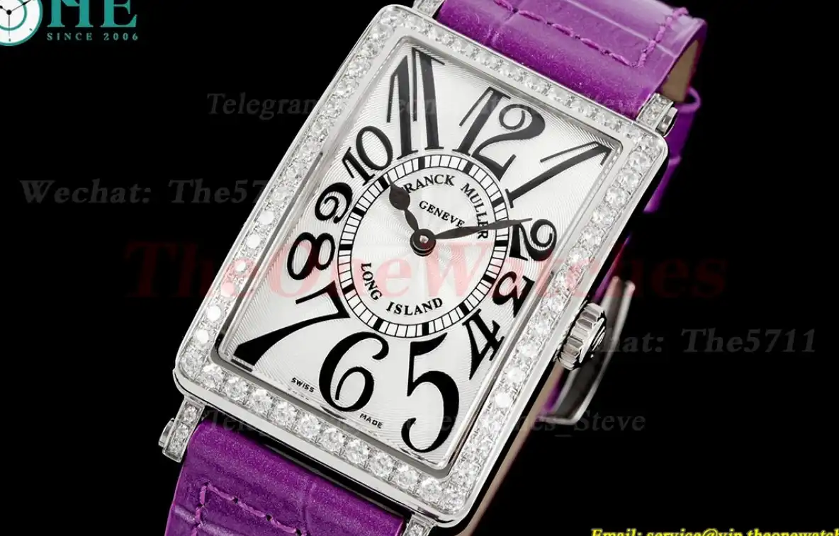 Long Island Ladies Diamond Bezel SS LE White Dial APSF Quartz