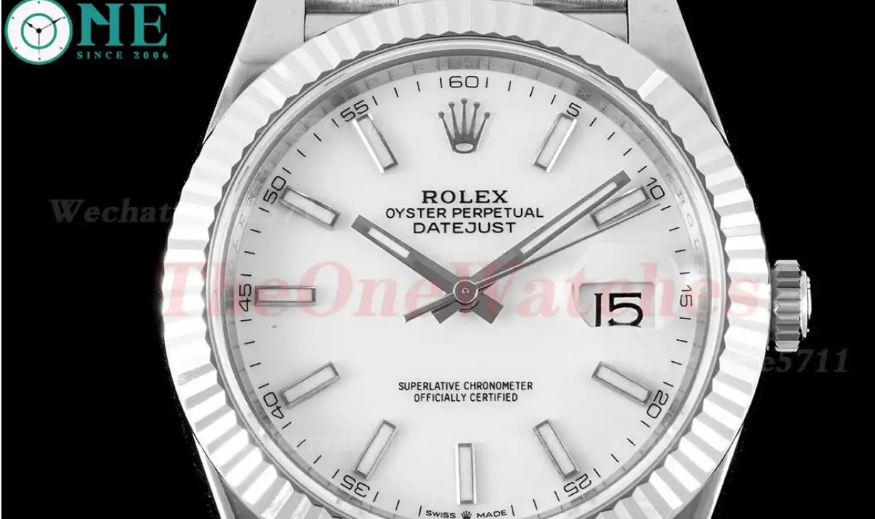 Datejust 126334 41mm Jub Flt 904L SS SS White Stk VSF VS3235